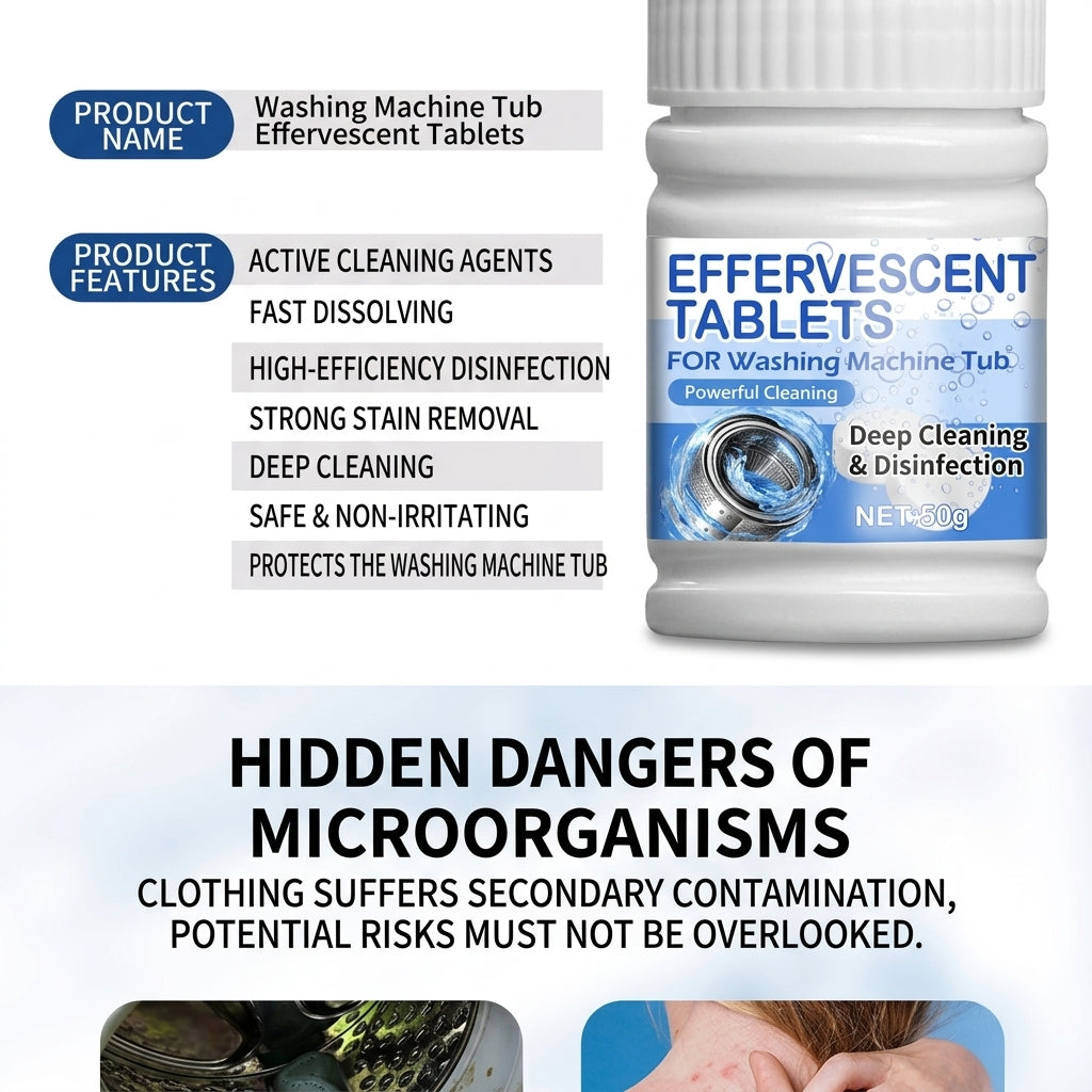 Tumbler™ Washer Reset Deep Cleaning Tablets washer cleaning tablets