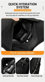 TUMBLER™ TrailHydro Pro Running/Cycling Hydration Chest Pack
