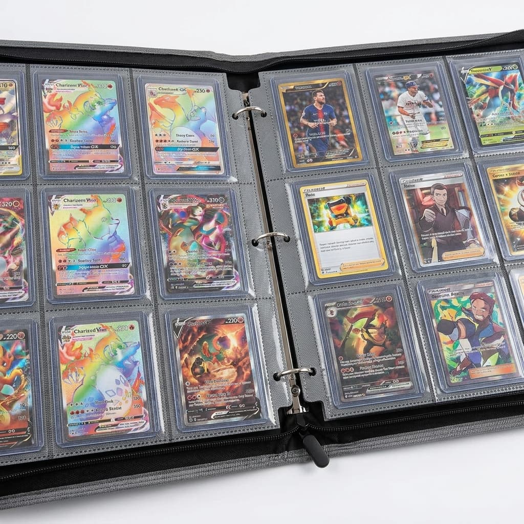 Inferno Dragon Relic™ 9-Pocket Trading Card Binder — Holds 900 Cards