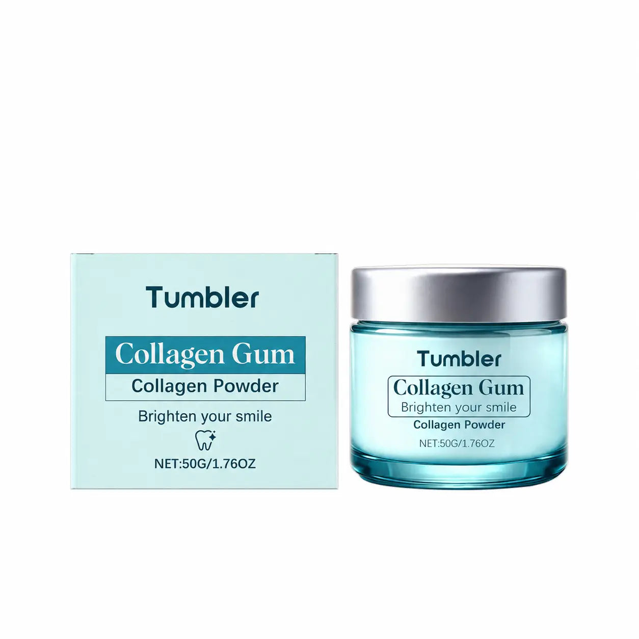 TUMBLER™ Collagen Tooth Powder | Rich-Foam Daily Clean