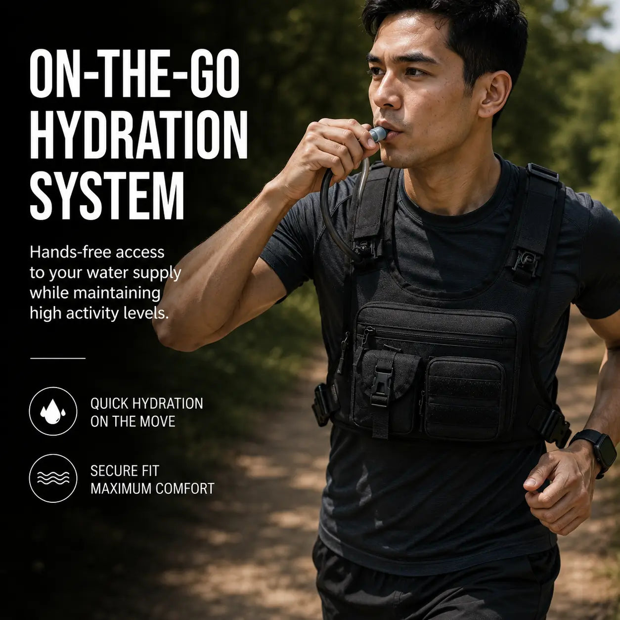 TUMBLER™ TrailHydro Pro Hydration That Moves With You.