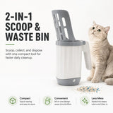 TUMBLER™ CleanScoop Pro 2-in-1 Cat Litter Scoop & Waste Bin