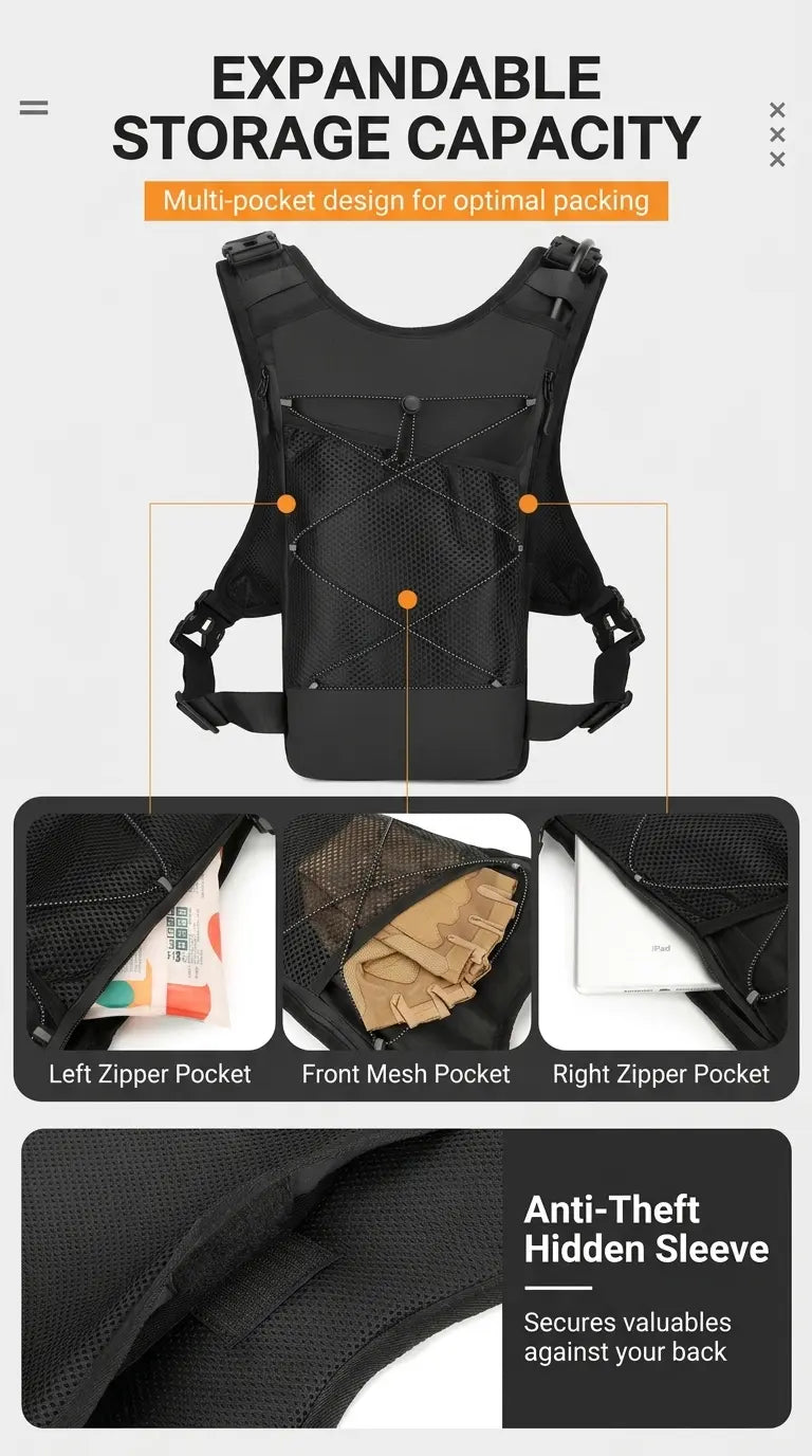 TUMBLER™ TrailHydro Pro Running/Cycling Hydration Chest Pack